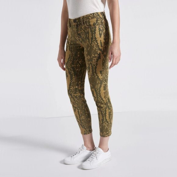 NWT Current | Elliott python print skinny crop jeans - Picture 2 of 16